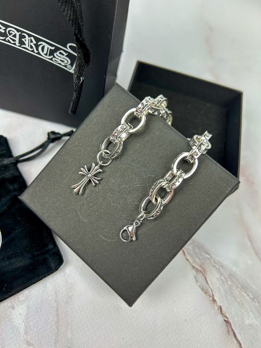 ‼️ ТОП ‼️Браслет Хром Хартс / Кулон Chrome Hearts / Ланцюг на руку Хром Хардс / Браслетик з Хрестом y2k opium archive