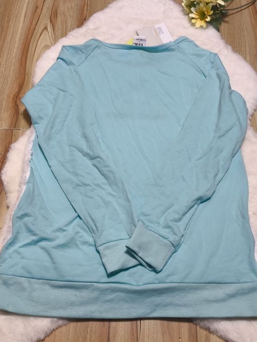 Nowa piżama dla dziewczynki 158-164 niebieska biała