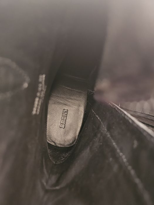 Czarne botki kowbojki Bronx skóra