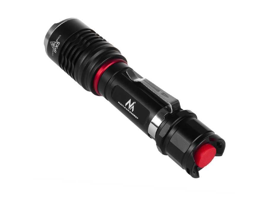 Lampa latarka rowerowa CREE 10W 800lm LED + uchwyt Maclean MCE220