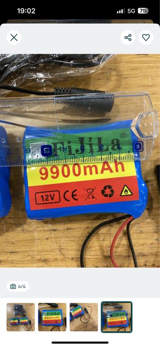 Pack 2 Baterias + Carregador 9900mAh 12V - Novo