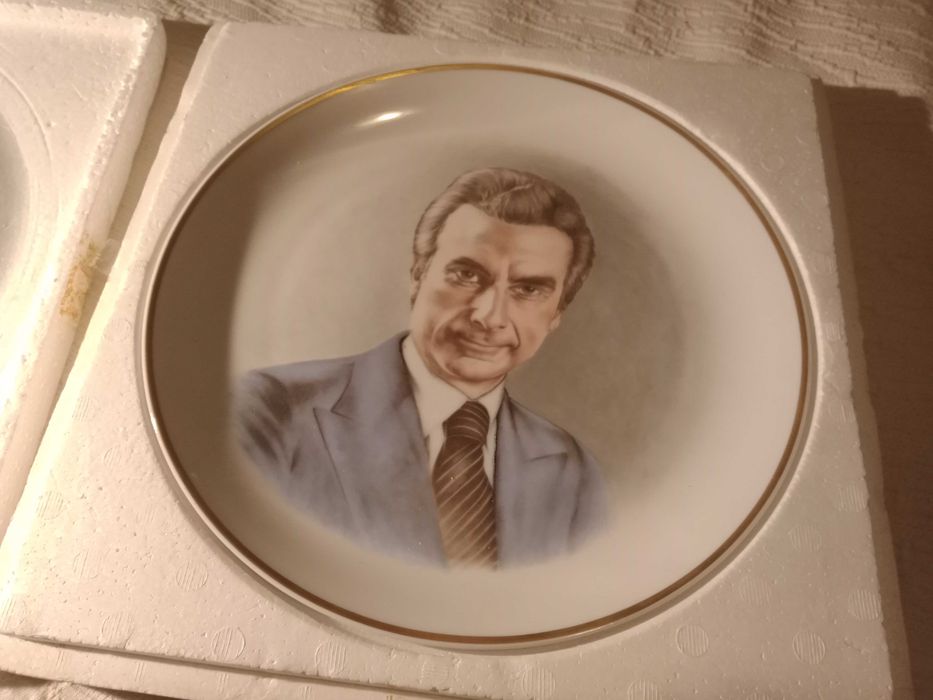 Prato Decorativo Porcelanas SPAL - Sá Carneiro PSD - Série limitada