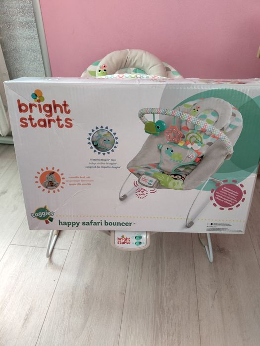 Дитячий шезлонг в хорошому стані, без дефектів.

Шезлонг Bright Starts