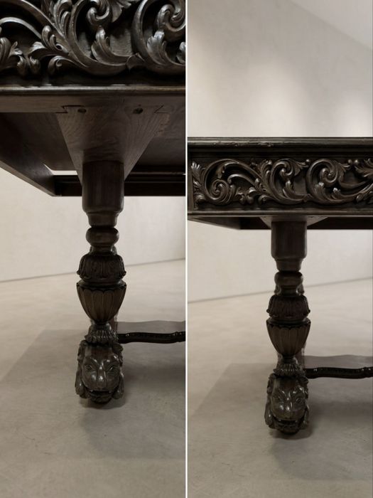 Mesa de jantar em madeira maciça