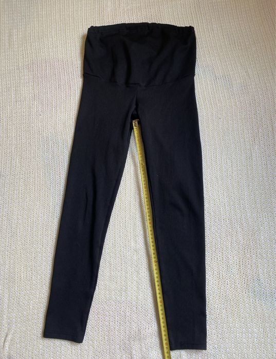 Лосіни для вагітних в рубчик - утепленні флісом