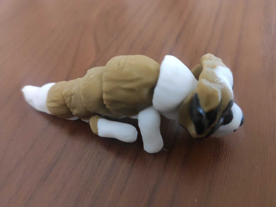 Brelok 3D - Pies Bernardyn. Dodatek do kluczy, plecaka czy torby