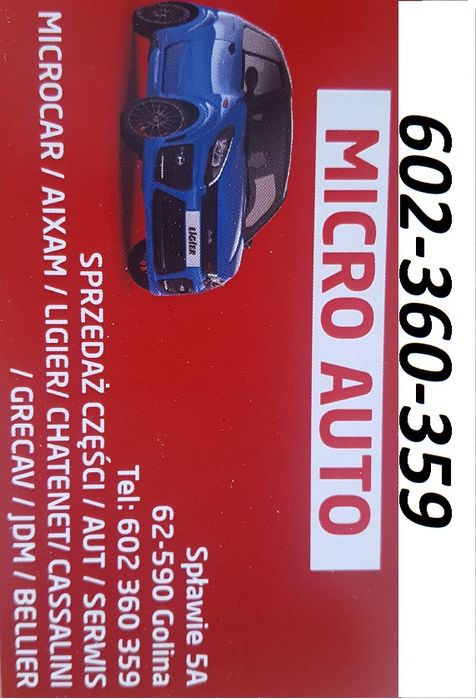 Wariator koło pasowe Aixam Ligier Microcar Chatenet JDM części Konin