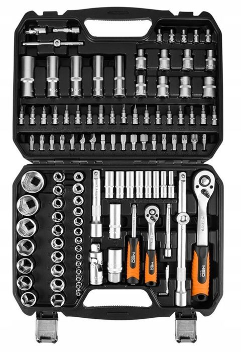 Nowe Klucze Neo Tools 110 sztuk. Walizka.