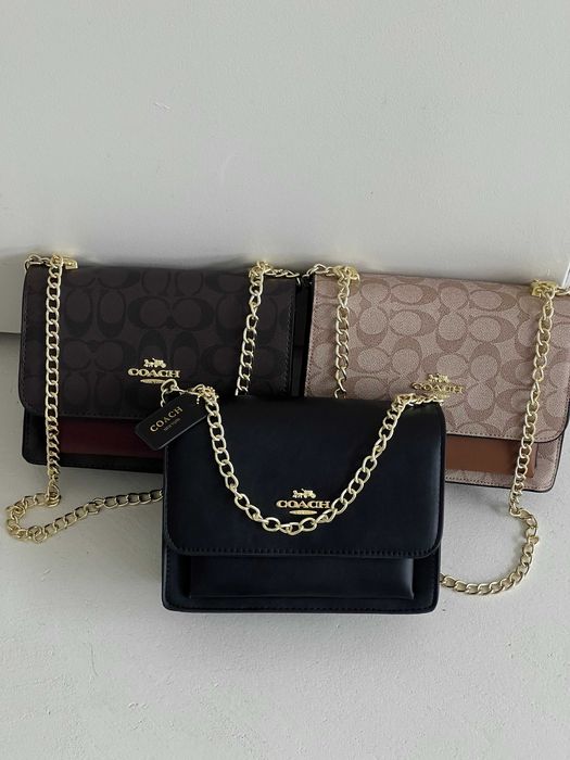 Сумка COACH | Сумка коач | Жіноча сумка Coach через плече