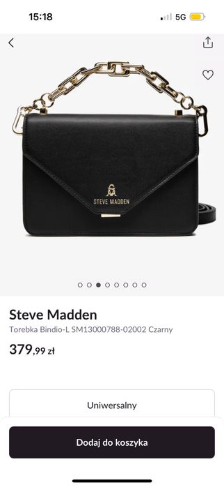 Nowa z metką torebka Steve Madden