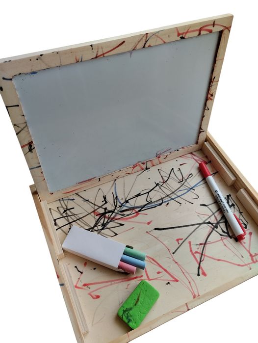 Срочно Двухсторонняя доска для рисовани,Магнитная доска с магнитами WT