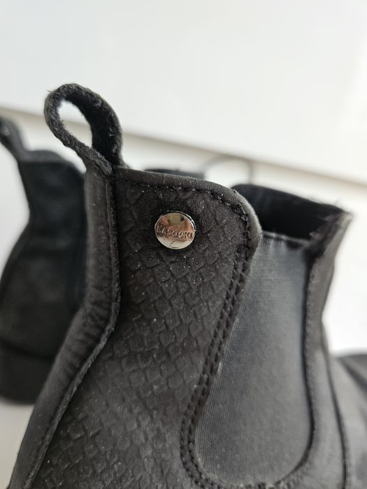 Buty botki muszkieterki czarne Lasocki 37