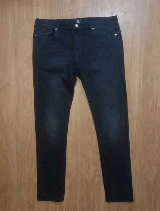 Paul Smith spodnie jeansowe męskie slim fit granatowe W38