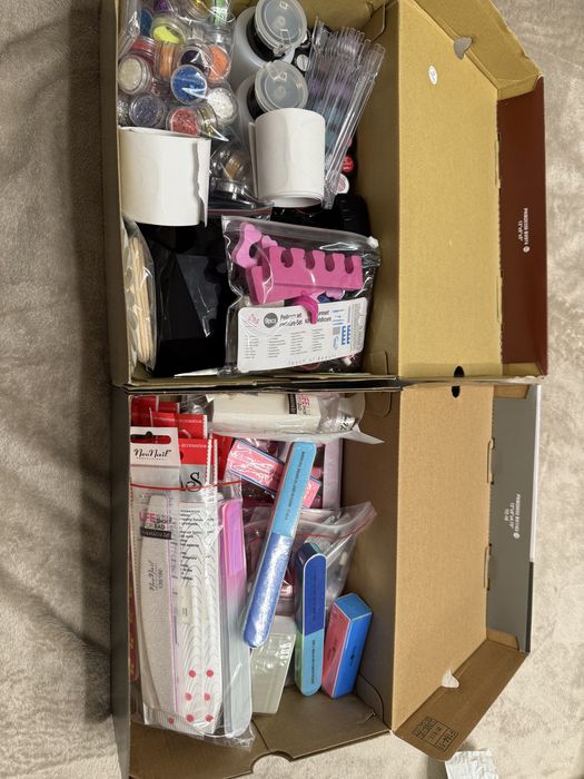 Ogromny zestaw do robienia paznokci hybrydowych