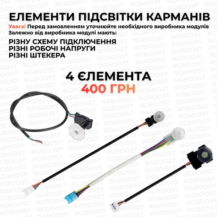 Модули Ambient Light (Main/Sub) Контурная подсветка салона авто /Ленты (3/4 Pin) / Проводка RGB/Symphony Гарантия
