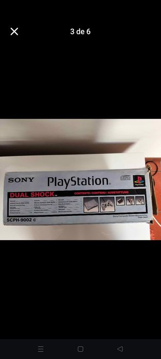 PlayStation em caixa