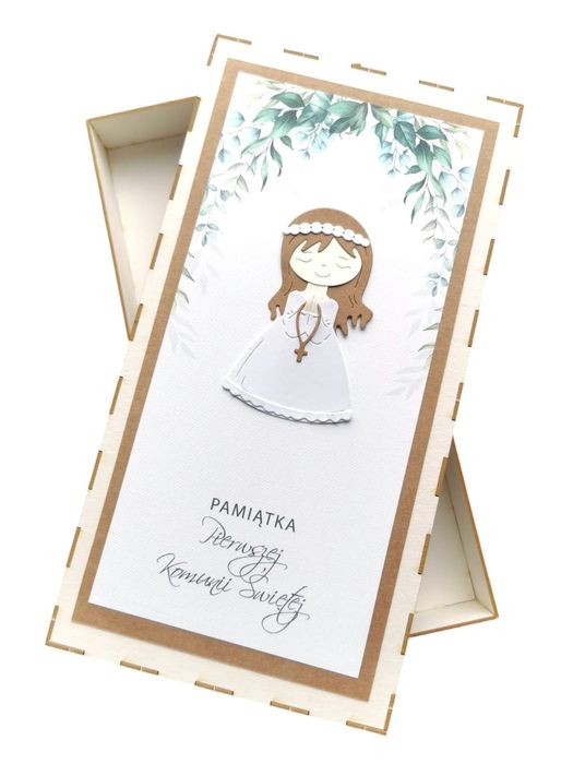 Pudełko na banknoty I Komunia Święta