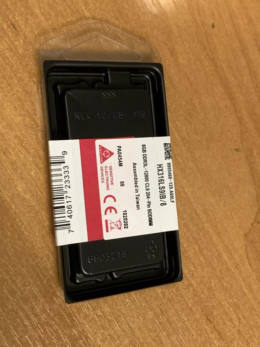 Ddr3 sodimm 8gb  hyper X kingston для нотбука