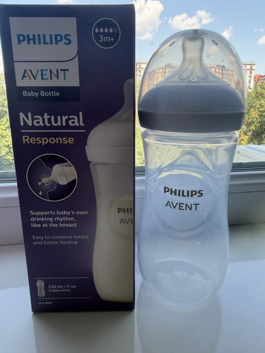 Пляшечка для годування Philips avent natural response 330 мл