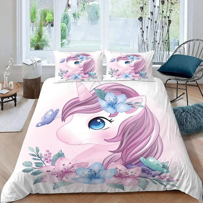 Pościel 3D z jednorożcem 100% delikatne włókna z mikrofibry