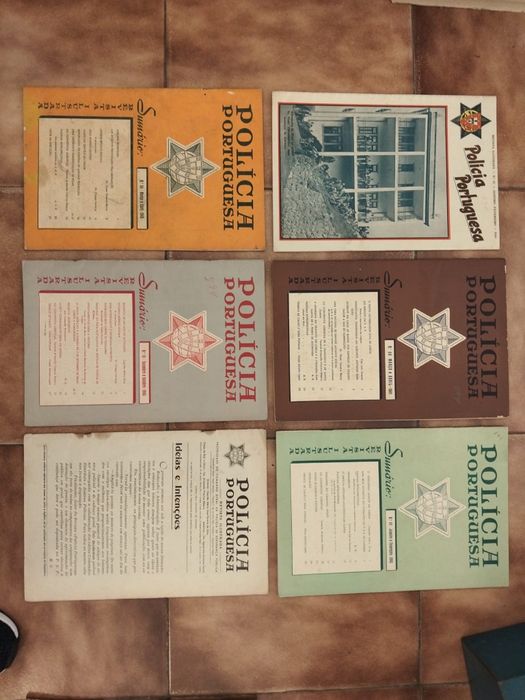 Revista Polícia Portuguesa antiga 1940 Estado Novo