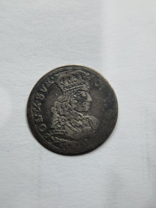 Moneta szóstak Jan II Kazimierz 1662