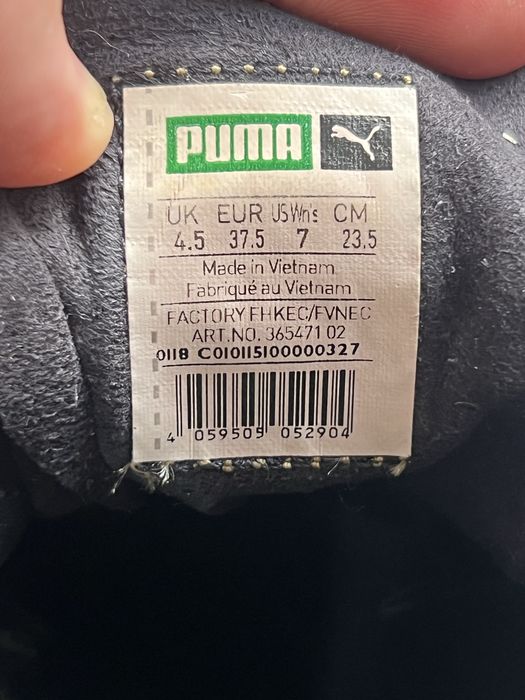 PUMA Suede (37.5) 23.5-24см Metallic Entwine женские кеды кроссовки че