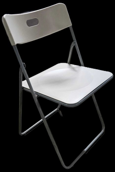 Cadeiras IKEA brancas dobraveís confortáveis