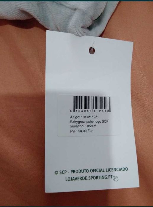 babygrow SCP roupinha bebé 18/24 meses 86/92cm algodão