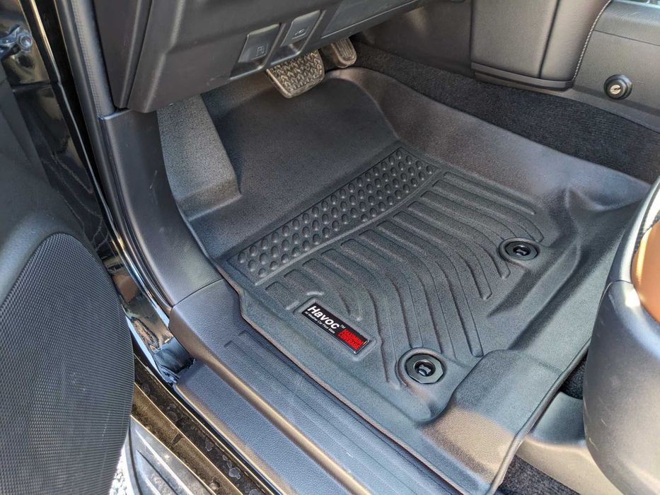 Гумові 3D килимки в салон Toyota Land Cruiser Prado 150 Тойоту Прадо резиновые коврики