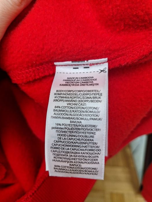 Polo Ralph Lauren czerwona damska bluza na misiu S 36