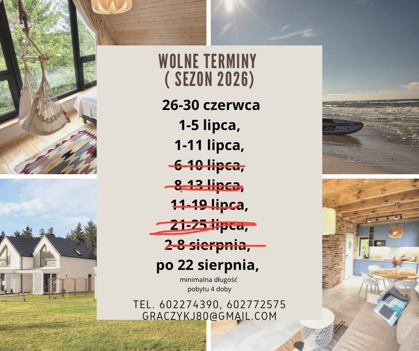 Domki Całoroczne nad Morzem Kraina Bałtyku