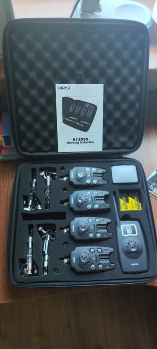 Карповые сигнализаторы поклёвки + лампа + 5 аккумуляторов