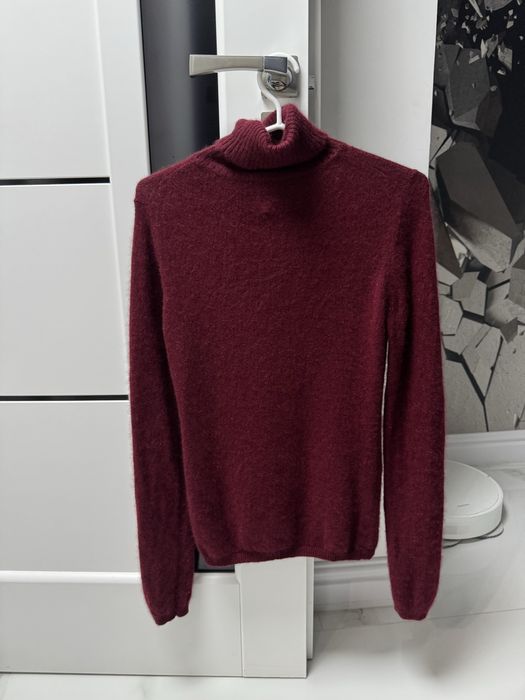 Кашеміровий гольф вишневий.