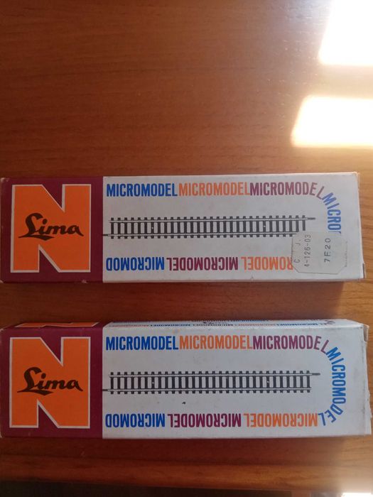 Conjunto de carris / linhas rectas escala N 1:160 1/160