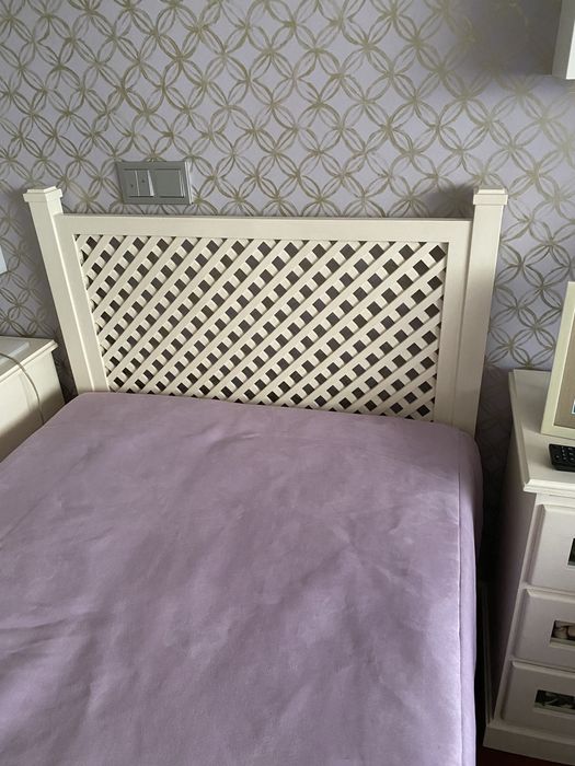 Colcha lilás pele + carpete lilás