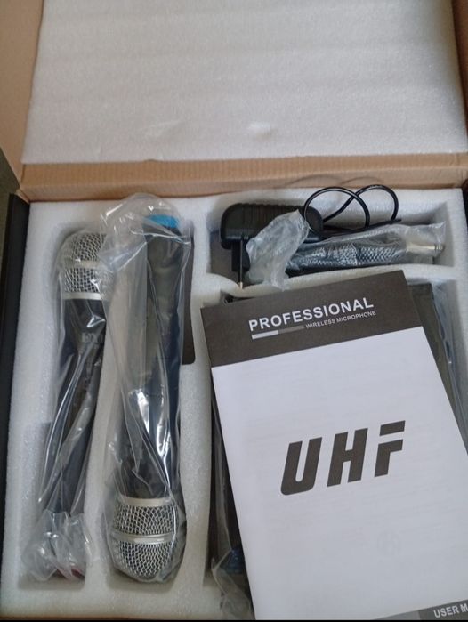 Vendo microfones sem fios uhf