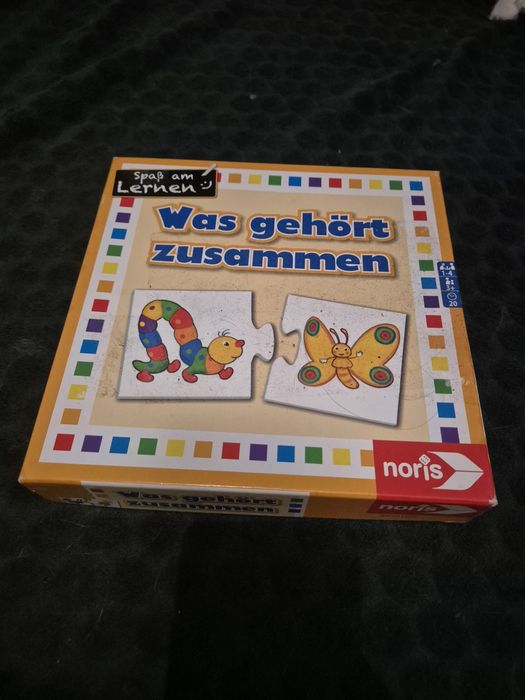 Gra edukacyjna puzzle pary Noris Co do czego pasuje? logiczna
