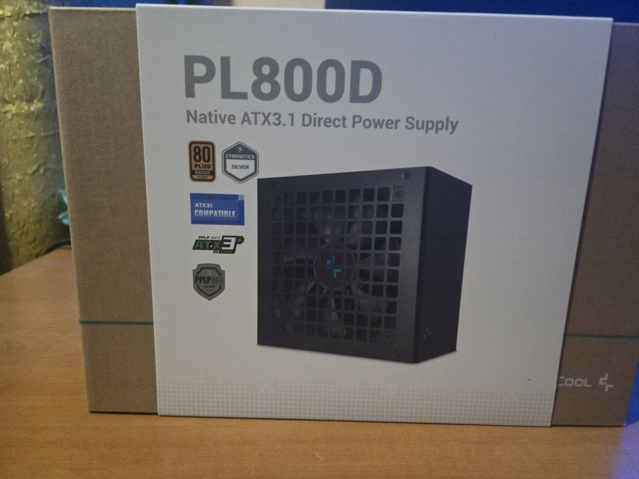 Блок живлення DeepCool PL800D на гарантії