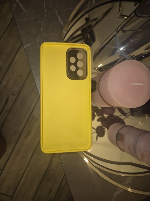 Futerał LEATHER Case skórzany do SAMSUNG Galaxy A33 5G żółty