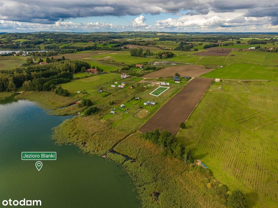Działka nad jeziorem Blanki - WARMIA.