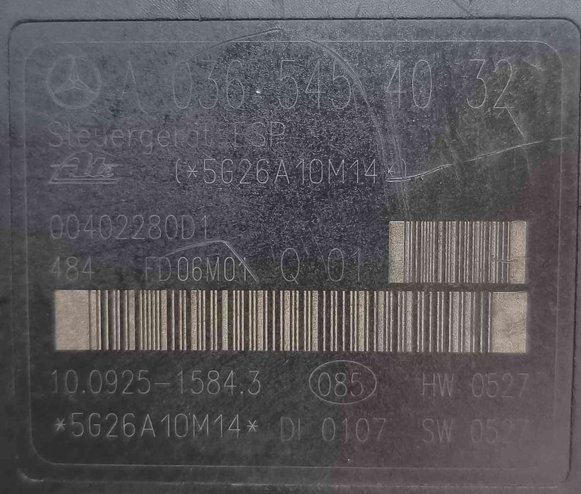 ABS MERCEDES-BENZ C-CLASS (W203) ano 2004