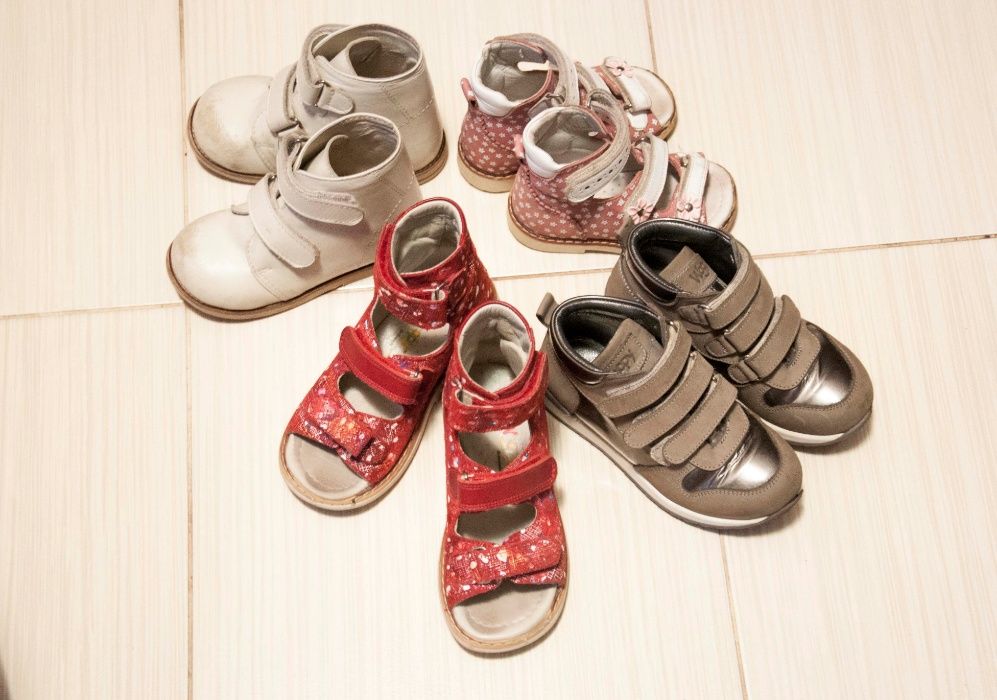 Ортопедические босоножки (с высоким берцем) Woopy Ortopedic. 27р.