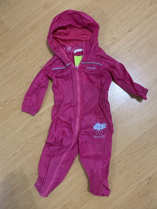 Kombinezon dziecięcy przeciwdeszczowy z kapturem r 92