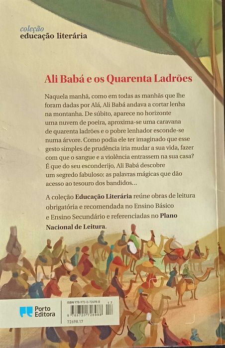 Livro "Ali Babá e os Quarenta Ladrões" Porto Editora