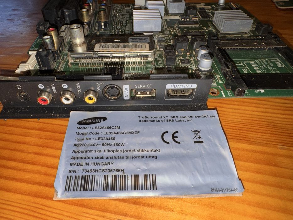 Placa / board TV samsung LE32A466C2M