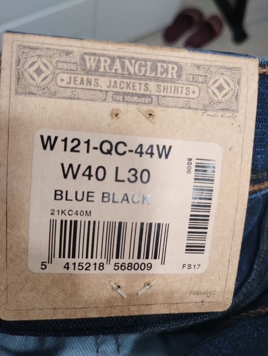 Wrangler jeansy duże damskie W40 L30