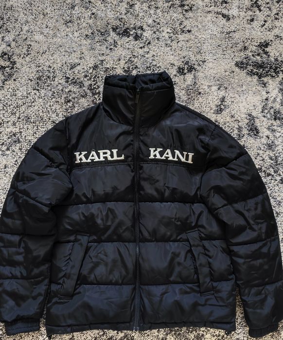Оригінальний Karl Kani пуховик куртка чорний