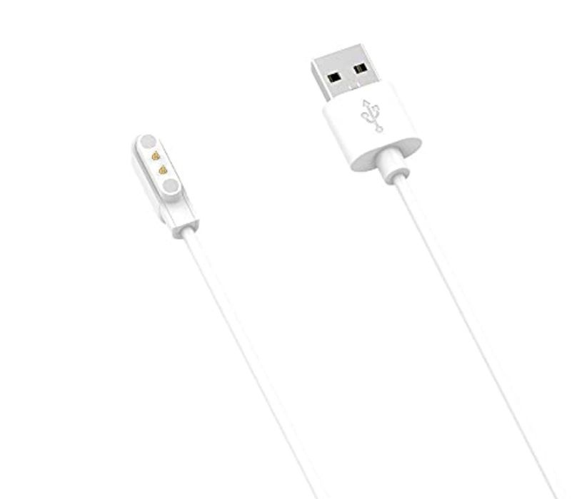 Kabel ładujący do smartwatcha – USB, nowy, uniwersalny czarny lub biał