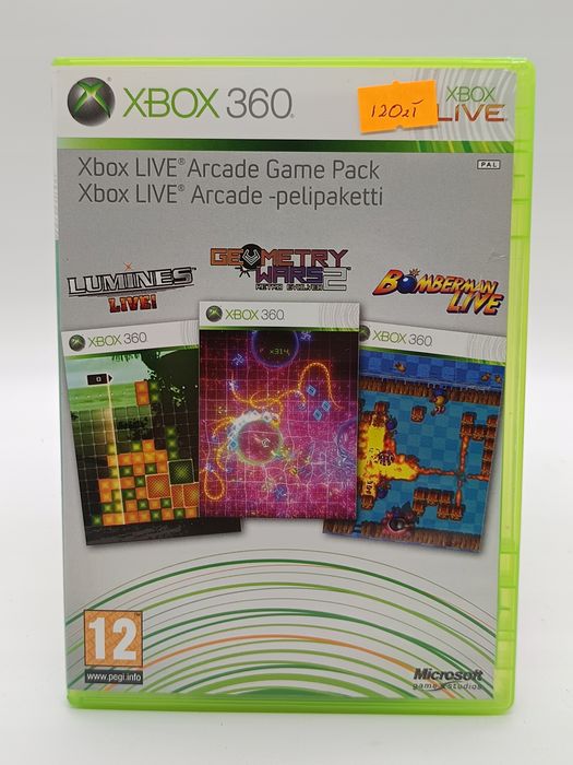 xbox live arcade game pack xbox 360 pudełkowa